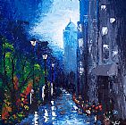 Unknown BLUE RAIN painting